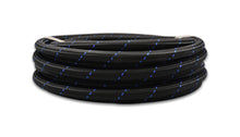 Load image into Gallery viewer, Vibrant -6 AN Two-Tone Black/Blue Nylon Braided Flex Hose (5 foot roll) Hoses Vibrant

