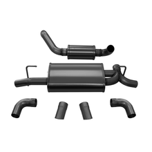 Load image into Gallery viewer, Corsa 2018-2024 Jeep Wrangler JL 2.5in Dual Rear Turn Down Exit Black Touring Axle-Back Exhaust Axle Back CORSA Performance
