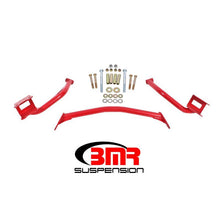Load image into Gallery viewer, BMR 79-04 Fox Mustang Tubular Style Upper Torque Box Reinforcement Plates - Red Diff Braces BMR Suspension
