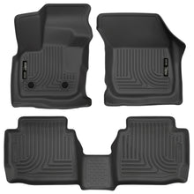 Load image into Gallery viewer, Husky Liners 17 Ford Fusion / 17 Lincoln MKZ Black Front and 2nd Row Floor Liners Floor Mats - Rubber Husky Liners
