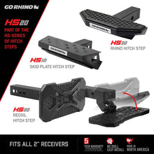 Load image into Gallery viewer, Go Rhino HS-20 Hitch Bumper Step Hitch Accessories Go Rhino
