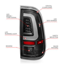 Load image into Gallery viewer, ANZO 2008-2016 Ford F-250 LED Taillights Black Housing Clear Lens (Pair) Tail Lights ANZO
