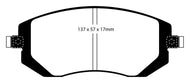 EBC 03-05 Subaru Impreza 2.0 Turbo WRX Bluestuff Front Brake Pads Brake Pads - Racing EBC   