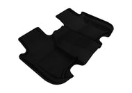 3D MAXpider 2009-2013 Honda Fit Kagu 2nd Row Floormats - Black Floor Mats - Rubber 3D MAXpider   