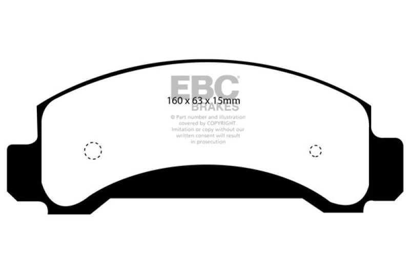 EBC 94-97 Ford Aerostar 3.0 Ultimax2 Front Brake Pads Brake Pads - OE EBC   