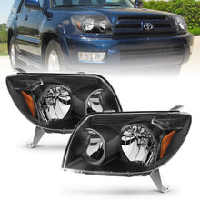 Load image into Gallery viewer, ANZO 2003-2005 Toyota 4Runner Crystal Headlights Black Headlights ANZO
