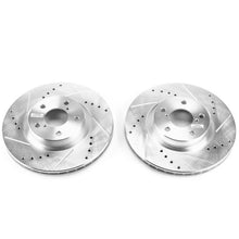 Load image into Gallery viewer, Power Stop 17-19 Subaru Impreza Front Evolution Drilled &amp; Slotted Rotors - Pair Brake Rotors - Slot &amp; Drilled PowerStop   
