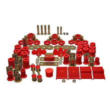 Load image into Gallery viewer, Energy Suspension 67-69 Chevrolet Camaro (w/multi leaf springs) Red Hyper-flex Master Bushing Set Bushing Kits Energy Suspension
