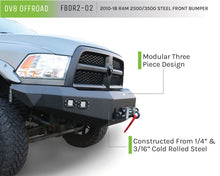 Load image into Gallery viewer, DV8 Offroad 10-14 Dodge Ram 2500/3500 Front Bumper Bumpers - Steel DV8 Offroad   
