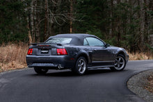 Load image into Gallery viewer, MBRP 99-04 Ford Mustang GT 4.6L 2.5in. Dual Split Rear AL Cat Back w/ 3.5in. Dual Wall Blk. Tips Catback MBRP
