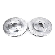 Load image into Gallery viewer, Power Stop 03-11 Ford Crown Victoria Front Evolution Drilled &amp; Slotted Rotors - Pair Brake Rotors - Slot &amp; Drilled PowerStop
