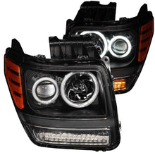 Load image into Gallery viewer, ANZO 2007-2012 Dodge Nitro Projector Headlights w/ Halo Black (CCFL) G2 Headlights ANZO
