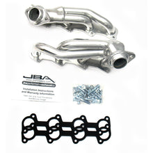 Load image into Gallery viewer, JBA 94-97 Ford Thunderbird 4.6L 2V 1-1/2in Primary Silver Ctd Cat4Ward Header Headers &amp; Manifolds JBA
