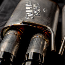 Load image into Gallery viewer, Stainless Works 18-21 Mustang GT Axleback Legend Exhaust - Black Tips Axle Back Stainless Works
