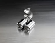 Remus 2012 BMW 3 Series F30/F31 2.0L 76mm Rolled Edge Chromed Tail Pipe Set Tail Pipes Remus