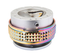 Load image into Gallery viewer, NRG Quick Release Kit - Pyramid Edition - Silver Body / Neochrome Pyramid Ring Quick Release Adapters NRG
