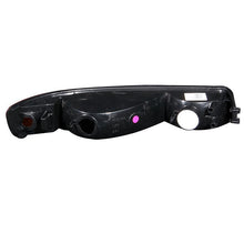 Load image into Gallery viewer, ANZO 1999-2006 Gmc Sierra 1500 Euro Parking Lights Black w/ Amber Reflector Lights Corner ANZO
