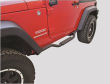 Load image into Gallery viewer, Rampage 2007-2018 Jeep Wrangler(JK) Side Bar Drop Step Slimline - Black Side Steps Rampage
