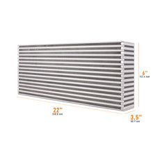 Load image into Gallery viewer, Mishimoto Universal Air-to-Air Intercooler Core - 22in / 6in / 3.5in Intercoolers Mishimoto
