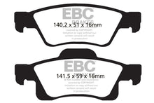 Load image into Gallery viewer, EBC 11+ Dodge Durango 3.6 Greenstuff Rear Brake Pads Brake Pads - Performance EBC   
