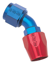 Load image into Gallery viewer, Russell Performance -20 AN Red/Blue 45 Degree Full Flow Hose End Fittings Russell
