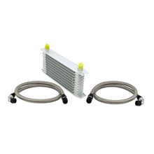 Load image into Gallery viewer, Mishimoto Universal 10 Row Oil Cooler Kit (Metal Braided Lines) Oil Coolers Mishimoto
