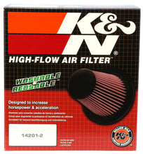 Load image into Gallery viewer, K&amp;N Filter Universal Air Filter Carbon Fiber Top With 6in Flange x 7.5in Base x 6in H Air Filters - Universal Fit K&amp;N Engineering   
