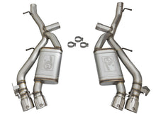 Load image into Gallery viewer, aFe MACHForce XP 3in 304 SS Axle-Back Dual Exhaust (NPP) w/ Polished Tips 16-17 Camro SS V8-6.2L Axle Back aFe
