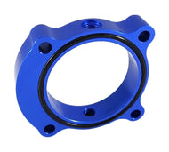 Torque Solution Throttle Body Spacer Hyundai Sonata 2.0T - Blue Throttle Body Spacers Torque Solution
