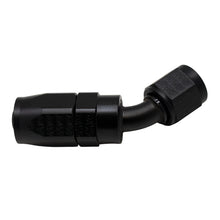 Load image into Gallery viewer, DeatschWerks 6AN Female Swivel 45-Degree Hose End CPE - Anodized Matte Black Fittings DeatschWerks
