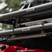 Load image into Gallery viewer, Go Rhino Xplor Flash Series Sgl Multi Function LED Light Bar (Track Mount) 20in. - Blk Light Bars &amp; Cubes Go Rhino   
