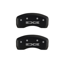 Load image into Gallery viewer, MGP 4 Caliper Covers Engraved Front &amp; Rear Edge Red finish silver ch Caliper Covers MGP
