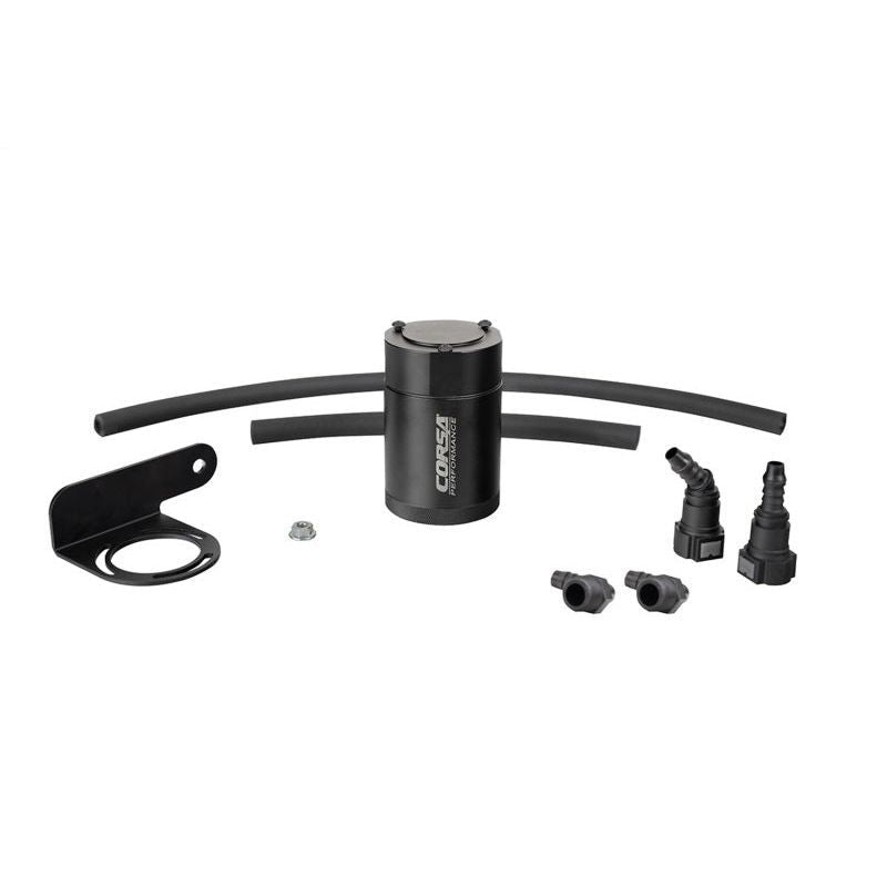 Corsa 2019-2024 Silverado/Sierra & 2021-2024 Tahoe/Suburban/Yukon/Denali Aluminum Oil Catch Can Oil Catch Cans CORSA Performance
