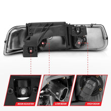 Load image into Gallery viewer, ANZO 1999-2002 Chevrolet Silverado 1500 Crystal Headlights Chrome Headlights ANZO

