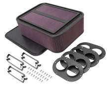Load image into Gallery viewer, K&amp;N Custom Racing Assembly Generation 2 Carbon Fiber Air Box - Large w/ 2.75in Air Horn Air Intake Components K&amp;N Engineering   
