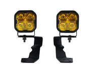 Diode Dynamics 15-21 Subaru WRX/STi Sport SS3 LED Ditch Light Kit - Yellow Combo Light Accessories and Wiring Diode Dynamics   