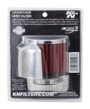 Load image into Gallery viewer, K&amp;N 1.375in Flange ID x 3in OD x 2.5in Height Clamp On Crankcase Vent Filter Air Filters - Universal Fit K&amp;N Engineering   
