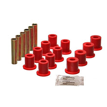 Load image into Gallery viewer, Energy Suspension Fd 4 Wd Frt Sprg Bush Set - Red Bushing Kits Energy Suspension

