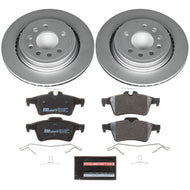Power Stop 08-11 Saab 9-3 Rear Euro-Stop Brake Kit Brake Kits - OE PowerStop   
