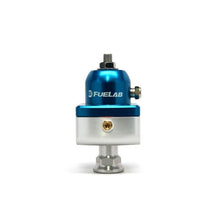 Load image into Gallery viewer, Fuelab 555 Carb Adjustable FPR Blocking 4-12 PSI (1) -8AN In (2) -8AN Out - Blue Fuel Pressure Regulators Fuelab
