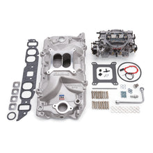 Load image into Gallery viewer, Edelbrock Manifold And Carb Kit Performer RPM Big Block Chevrolet Oval Port Natural Finish Intake Manifolds Edelbrock
