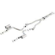 Borla 15-16 Dodge Challenger Hellcat 6.2L V8 ATAK w/ Valve Simulator CB Exhaust Factory Valance Catback Borla