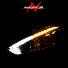 Load image into Gallery viewer, ANZO 15-18 Ford Focus Projector Headlights - w/ Light Bar Switchback Black Housing Headlights ANZO
