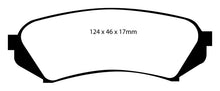 Load image into Gallery viewer, EBC 98-07 Lexus LX470 4.7 Yellowstuff Rear Brake Pads Brake Pads - Performance EBC   
