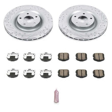 Load image into Gallery viewer, Power Stop 06-13 Chevrolet Corvette Front Z26 Street Warrior Brake Kit Brake Kits - Performance D&amp;S PowerStop   
