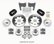 Wilwood Forged Dynalite Front Kit 12.19in 65-72 CDP C Body -Drum Big Brake Kits Wilwood