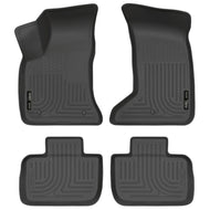 Husky Liners 11-12 Dodge Charger/Chrysler 300 (AWD Only) WeatherBeater Combo Black Floor Liners Floor Mats - Rubber Husky Liners