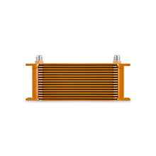 Load image into Gallery viewer, Mishimoto Universal 16-Row Oil Cooler Gold Oil Coolers Mishimoto
