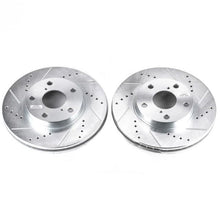 Load image into Gallery viewer, Power Stop 01-05 Toyota RAV4 Front Evolution Drilled &amp; Slotted Rotors - Pair Brake Rotors - Slot &amp; Drilled PowerStop   
