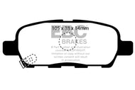 EBC 07-08 Infiniti G35 3.5 Sport Bluestuff Rear Brake Pads Brake Pads - Racing EBC   